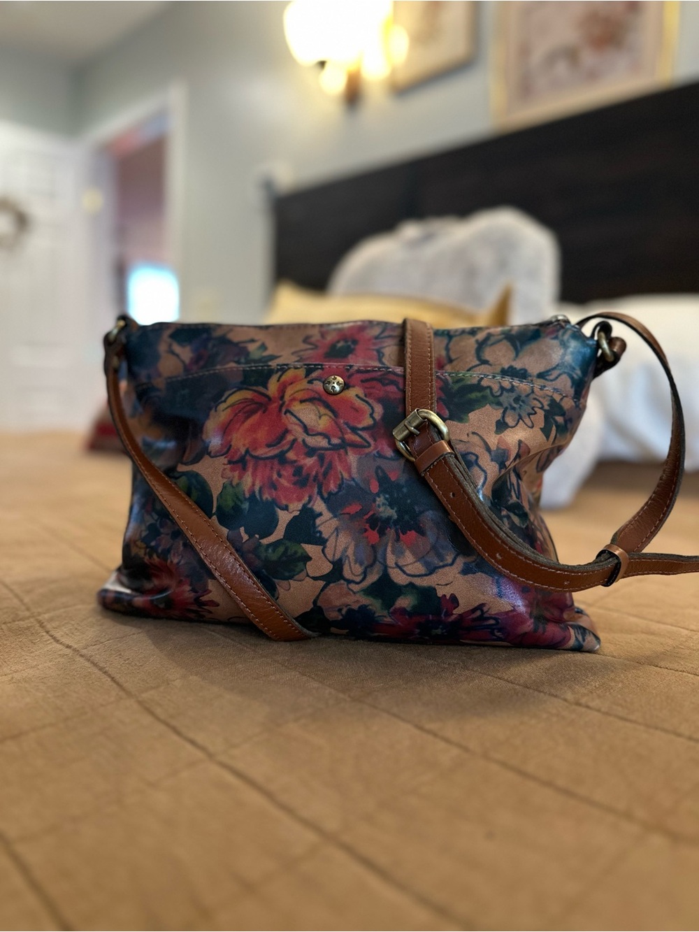 Patricia Nash Kirby East/West Leather Crossbody - Picture 3 of 7